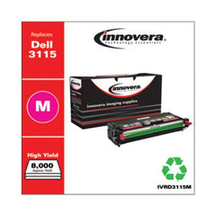 Innovera® Remanufactured Magenta High-Yield Toner, Replacement for Dell 3115 (310-8399), 8,000 Page-Yield