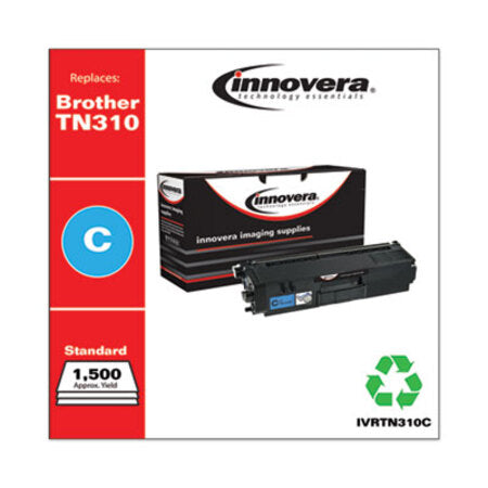 Innovera® Remanufactured Cyan Toner, Replacement for Brother TN310C, 1,500 Page-Yield