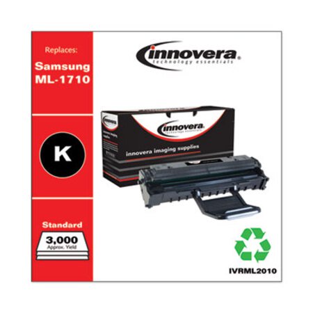 Innovera® Remanufactured Black Toner, Replacement for Samsung ML-2010, 3,000 Page-Yield