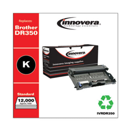 Innovera® Remanufactured Black Drum Unit, Replacement for Brother DR350, 12,000 Page-Yield
