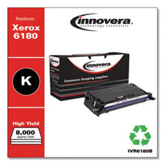 Innovera® Remanufactured Black High-Yield Toner, Replacement for Xerox 6180 (113R00726), 8,000 Page-Yield