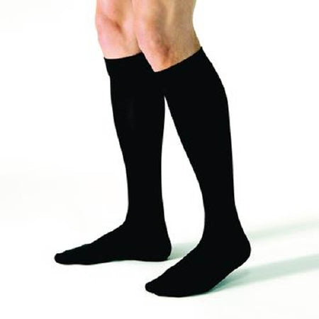 Patterson Medical Supply Compression Socks JOBST® Knee High Large Black Closed Toe