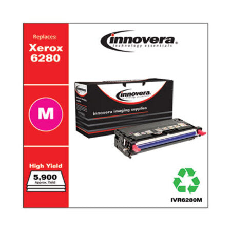 Innovera® Remanufactured Magenta High-Yield Toner, Replacement for Xerox 106R01393, 5,900 Page-Yield