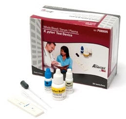 Polymedco Rapid Test Kit Poly stat® Infectious Disease Immunoassay H. Pylori Whole Blood / Serum / Plasma Sample 25 Tests