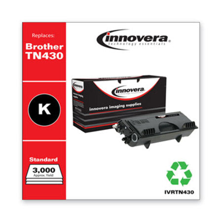 Innovera® Remanufactured Black Toner, Replacement for Brother TN430, 3,000 Page-Yield