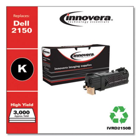 Innovera® Remanufactured Black High-Yield Toner, Replacement for Dell 2150 (331-0719), 3,000 Page-Yield