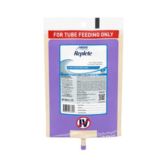 Nestle Healthcare Nutrition Tube Feeding Formula Replete® 33.8 oz. Bag Ready to Hang Unflavored Adult