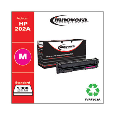 Innovera® Remanufactured Magenta Toner, Replacement for HP 202A (CF503A), 1,300 Page-Yield