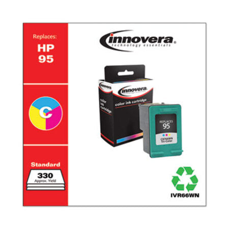 Innovera® Remanufactured Tri-Color Ink, Replacement for HP 95 (C8766WN), 330 Page-Yield