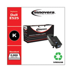 Innovera® Remanufactured Black Toner, Replacement for Dell E525 (593-BBJX), 2,000 Page-Yield