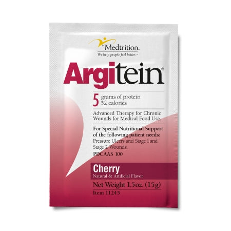 Medtrition/National Nutrition Arginine / Whey Protein Supplement ArgiTein® Cherry Flavor 15 Gram Individual Packet Powder