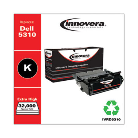 Innovera® Remanufactured Black High-Yield Toner, Replacement for Dell 5310 (341-2939), 30,000 Page-Yield