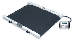 Detecto Scale Wheelchair Scale Detecto® Digital LCD Display 1000 lbs. / 474 kg Capacity AC Adapter / Battery Operated