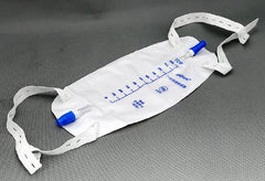 Amsino International Urinary Drain Bag AMSure® Anti-Reflux Valve / Twist Drain Valve Sterile Fluid Path 600 mL Vinyl