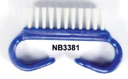 Donovan Industries Nail Brush Dawn Mist Nylon Bristles Purple