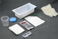Amsino International Intermittent Catheter Tray AMSure® Urethral 14 Fr. Without Balloon PVC