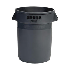 RJ Schinner Co Trash Can Rubbermaid® Brute® 32 gal. Round Gray Plastic Open Top - M-671523-2424 - Each