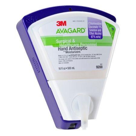 3M Hand Hygiene Dispenser 3M™ Avagard™ 500 mL Wall Mount - M-672008-3721 - Case of 4