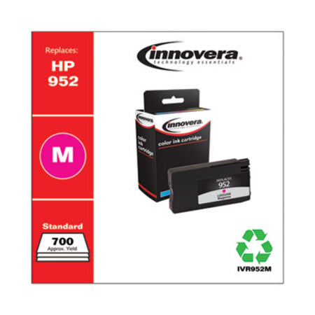 Innovera® Remanufactured Magenta Ink, Replacement for HP 952 (L0S52AN), 700 Page-Yield