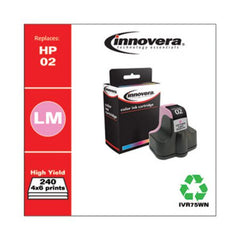 Innovera® Remanufactured Light Magenta Ink, Replacement for HP 02 (C8775WN), 240 Page-Yield