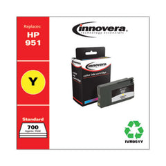 Innovera® Remanufactured Yellow Ink, Replacement for HP 951 (CN052AN), 700 Page-Yield