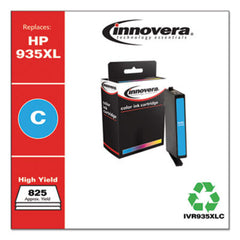 Innovera® Remanufactured Cyan High-Yield Ink, Replacement for HP 935XL (C2P24AN), 825 Page-Yield