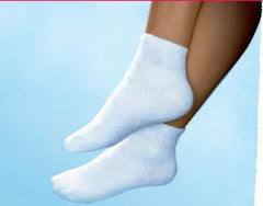 BSN Medical Diabetic Compression Socks JOBST® Sensifoot™ Ankle High Large White Closed Toe