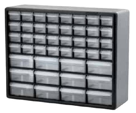 Akro-Mils Storage Cabinet 20 X 15-13/16 X 6-3/8 Inch 44 Drawers Without Door