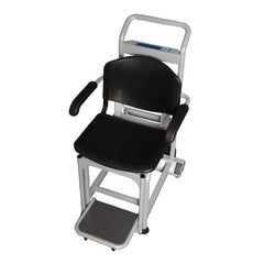 Health O Meter Chair Scale Health O Meter® Digital LCD Display 600 lbs. Capacity AC Adapter / Battery Operated
