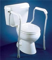 Alimed Toilet Safety Rail AliMed® White Aluminum