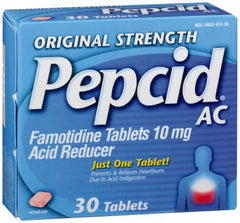 Johnson & Johnson Consumer Antacid Pepcid® AC 10 mg Strength Tablet 30 per Box