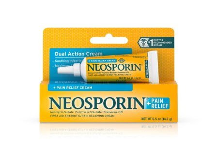 Johnson & Johnson Consumer First Aid Antibiotic with Pain Relief Neosporin® + Pain Relief Cream 0.5 oz. Tube