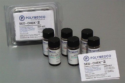 Polymedco Hematology Control Sed-Chek® 2 Abnormal Level 6 X 8 mL