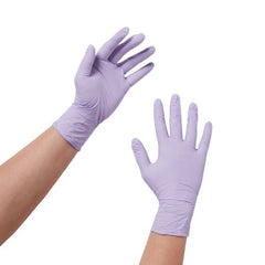 O&M Halyard Inc Exam Glove Halyard™ Lavender™ X-Small NonSterile Nitrile Standard Cuff Length Textured Fingertips Lavender Not Chemo Approved - M-678083-2054 - Case of 2500