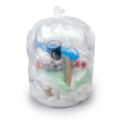 Colonial Bag Corporation Trash Bag Colonial Bag 20 to 30 gal. Clear LLDPE 0.45 Mil. 30 X 36 Inch X-Seal Bottom Flat Pack - M-678152-4920 - Case of 250