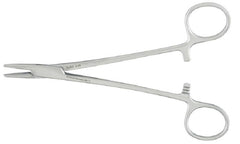 Hemostatic Forceps Padgett® Mosquito 6 Inch Length Surgical Grade Stainless Steel NonSterile Ratchet Lock Finger Ring Handle Curved