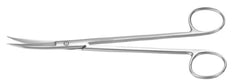 Miltex Facelift Scissors Padgett® Davis 6-3/4 Inch Length Surgical Grade Stainless Steel NonSterile Finger Ring Handle Curved Blade Sharp Tip / Sharp Tip - M-678526-1875 - Each