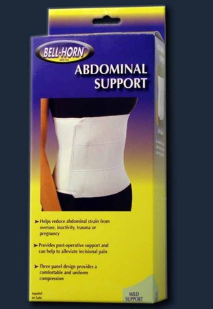 DJO Abdominal Binder Bell-Horn® Small / Medium Hook And Loop Closure 30 to 45 Inch Waist Circumference Adult