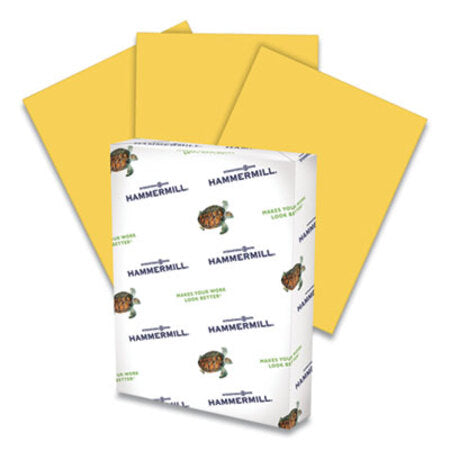 Hammermill® Colors Print Paper, 20lb, 8.5 x 11, Goldenrod, 500/Ream