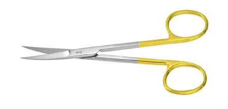 Miltex Dissecting Scissors Padgett® SuperCut 5 Inch Length OR Grade German Stainless Steel / Tungsten Carbide NonSterile Finger Ring Handle Curved Blade Sharp Tip / Sharp Tip - M-679923-2612 - Each