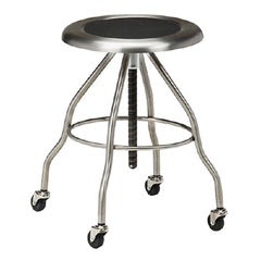 Clinton Industries Exam Stool Backless 4 Casters