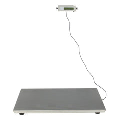 Health O Meter Floor Scale Health O Meter® Digital LCD Display 600 lbs. / 270 kg Capacity Silver AC Adapter / Battery Operated