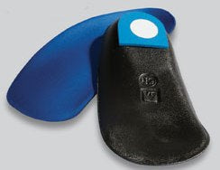 Alimed Freedom® High Impact Accommodator™ Shoe Insert Size 4 Polymer Black / Blue Male 9 to 10-1/2 / Female 10