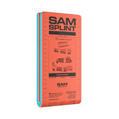 Patterson Medical Supply Sam® Splint General Purpose Splint Moldable Splint Foam / Aluminum Orange / Blue 4 X 18 Inch