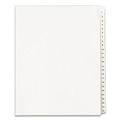 Avery® Preprinted Legal Exhibit Side Tab Index Dividers, Allstate Style, 25-Tab, 1 to 25, 11 x 8.5, White, 1 Set, (1701)