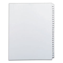 Avery® Preprinted Legal Exhibit Side Tab Index Dividers, Allstate Style, 25-Tab, 226 to 250, 11 x 8.5, White, 1 Set