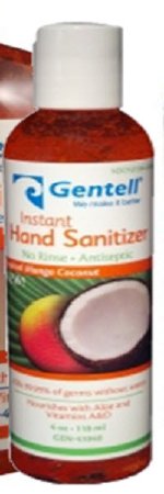 Gentell Hand Sanitizer with Aloe Gentell® 4 oz. Ethyl Alcohol Gel Bottle