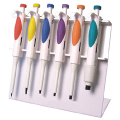 Globe Scientific Pipette Stand White Acrylic For Diamond™ and Diamond Pro™ Pipettors