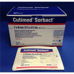 BSN Medical Non-Adherent Dressing Cutimed® Sorbact® Film / Hydropolymer Matrix / Sorbact Mesh 2-4/5 X 3-1/2 Inch Sterile