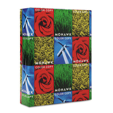Mohawk Color Copy Recycled Paper, 94 Bright, 28lb, 8.5 x 11, PC White, 500/Ream